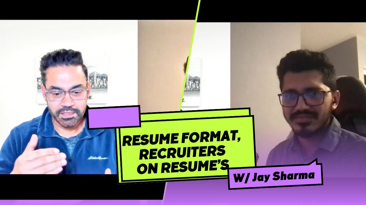 Ex Amazon CTO on How Recruiters look at your Resume? Do Resume's matter during these times?
