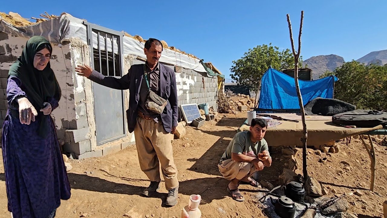 The problems of Salman's family's nomadic life in the Zagros Mountains😢