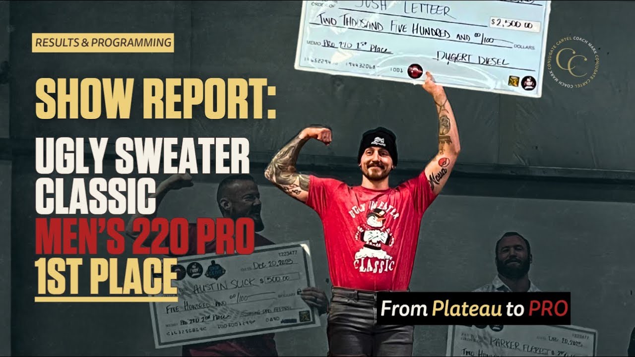 Plateaued to PRO: How Josh WON the Pro Field at Ugly Sweater!