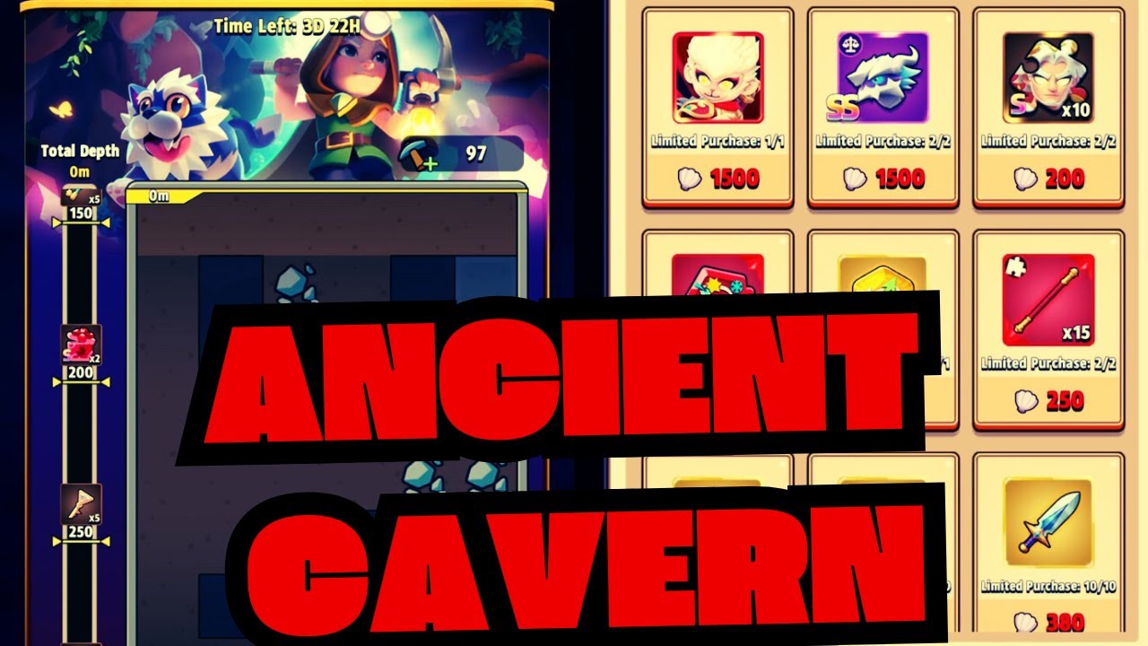 ARCHERO: ANCIENT CAVERN EVENT!  150+ PURCHASE! HOW MANY ZEUS I GET?