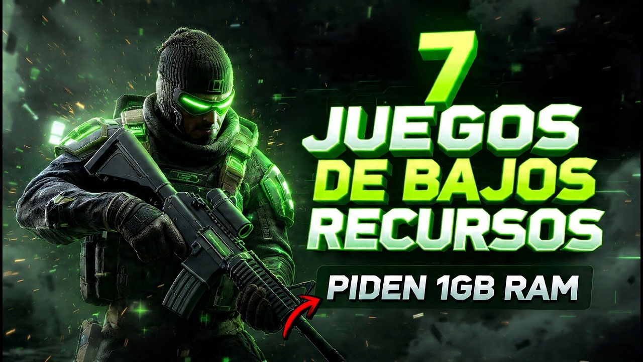 💥 7 &Eacute;PICOS Juegos de BAJOS RECURSOS para PC (Gratis) *sin tarjeta de video* 💀