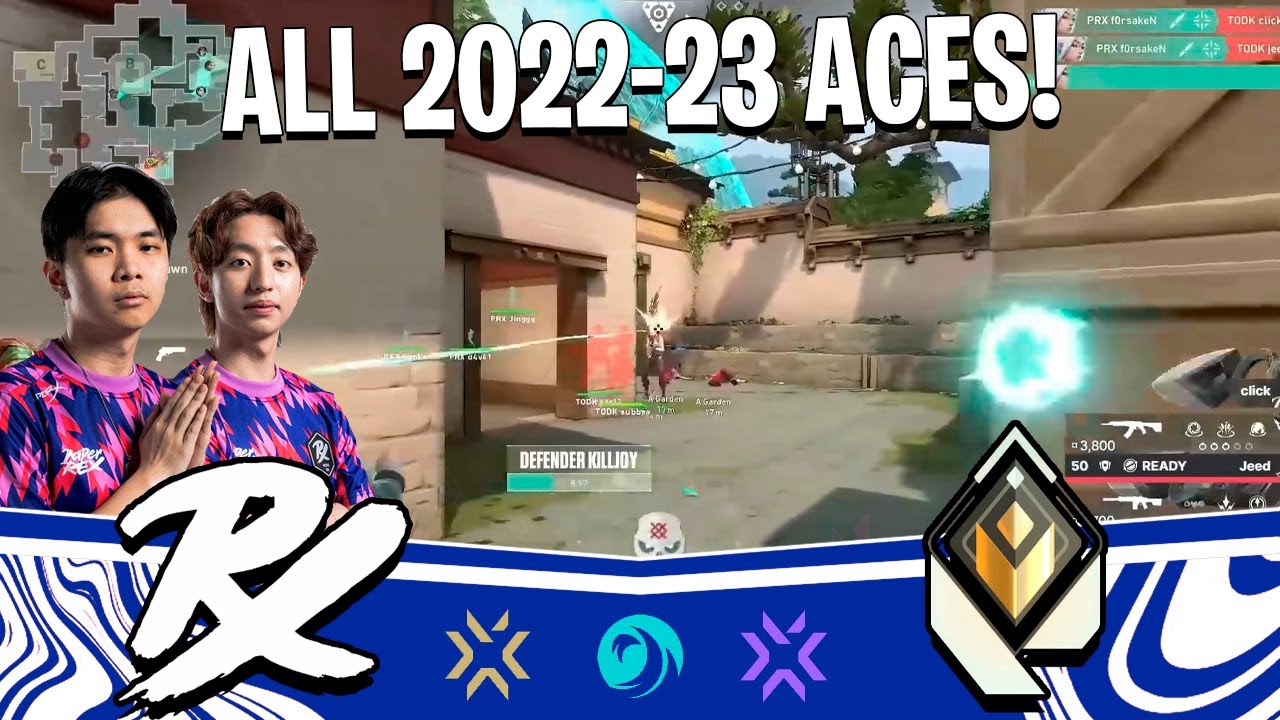 ALL Paper Rex ACE's for the 2022-2023 Season!