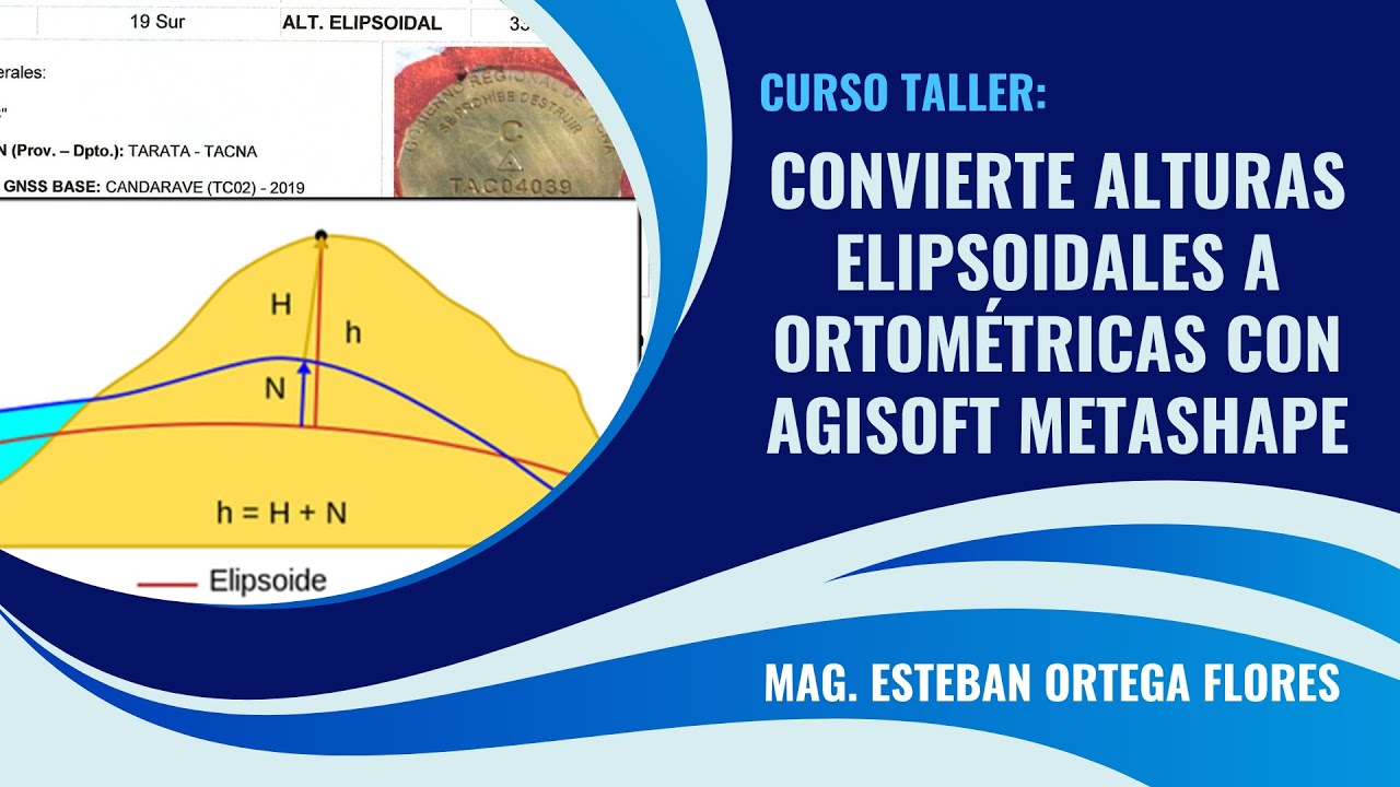 Convierte Alturas Elipsoidales a Ortométricas con Agisoft Metashape | Tutorial Fácil