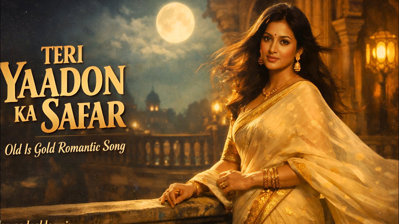 Teri Yaadon Ka Safar ❤️ | Old Is Gold Romantic Song | 60s 70s Bollywood Style Melody
