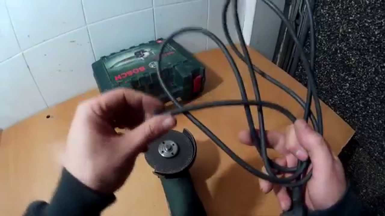 Reparación de una amoladora o radial