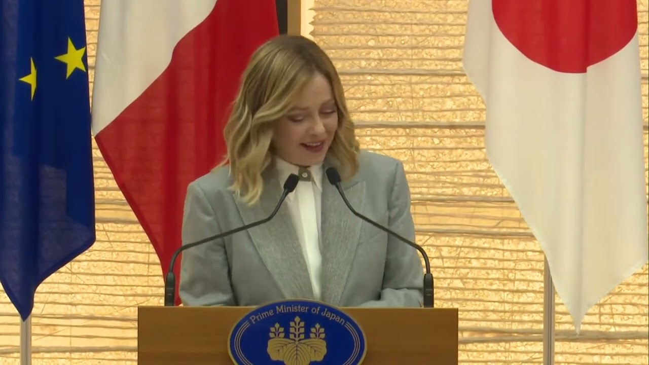 Ora in diretta le dichiarazioni congiunte tra Primo Ministro giapponese Kishida e Giorgia Meloni
