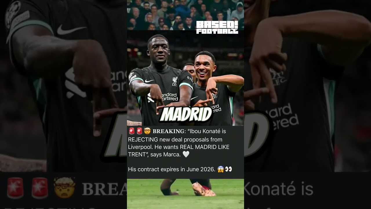 "Real Madrid in Crisis?! 🔥 Konaté to Leave Liverpool? Transfer Shockwaves!"