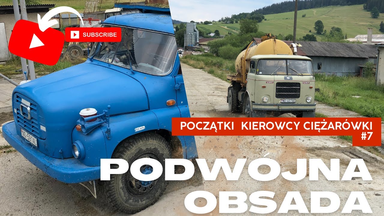 Vlog #7 Początki kierowcy ciężarówki / podwójna obsada / pauza przez chorobe
