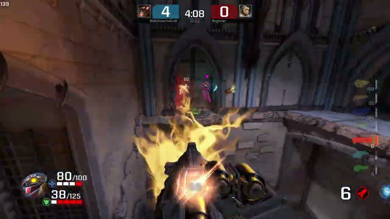 Quake Champions 1on1 VS beg1inner wallhacker cheater again Hate these people