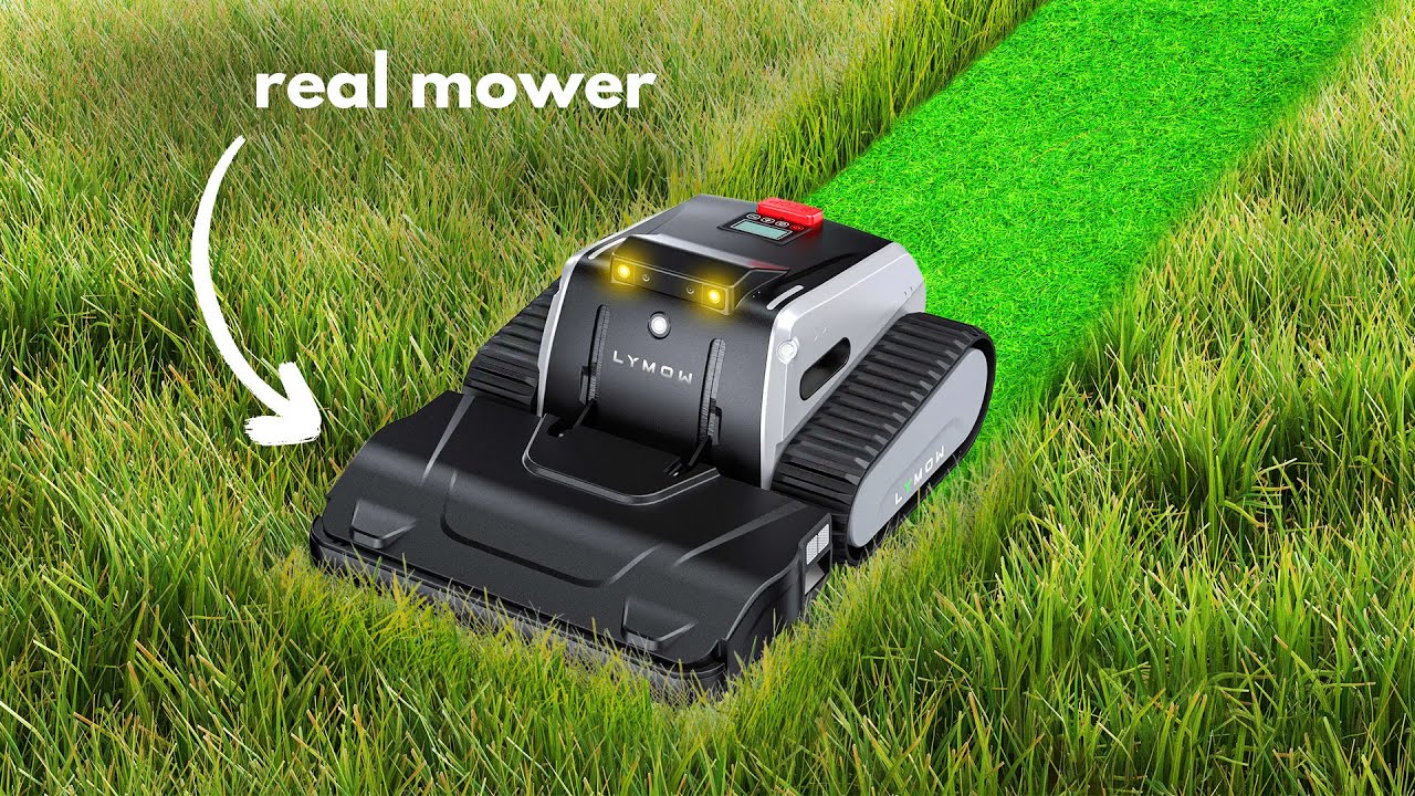 Lymow One - You've Never Seen a Robot Lawn Mower Like This!