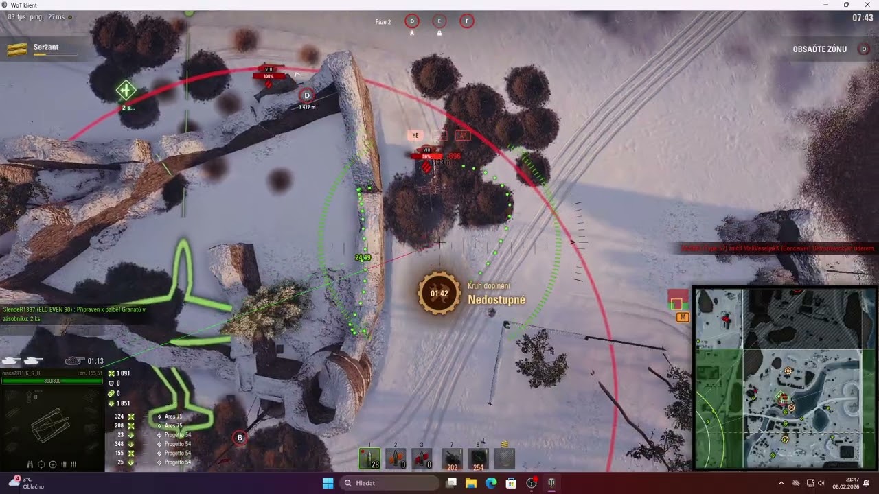 World of tanks dělomrd  FRONTOVÁ LINIE 3