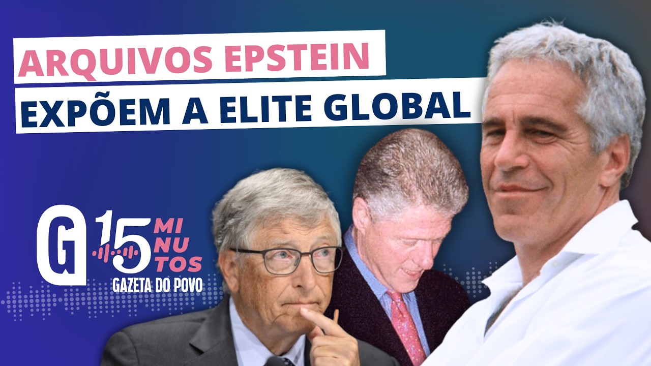 Caso Epstein vira crise global: investigações chegam a políticos de alto escalão | 15 MINUTOS