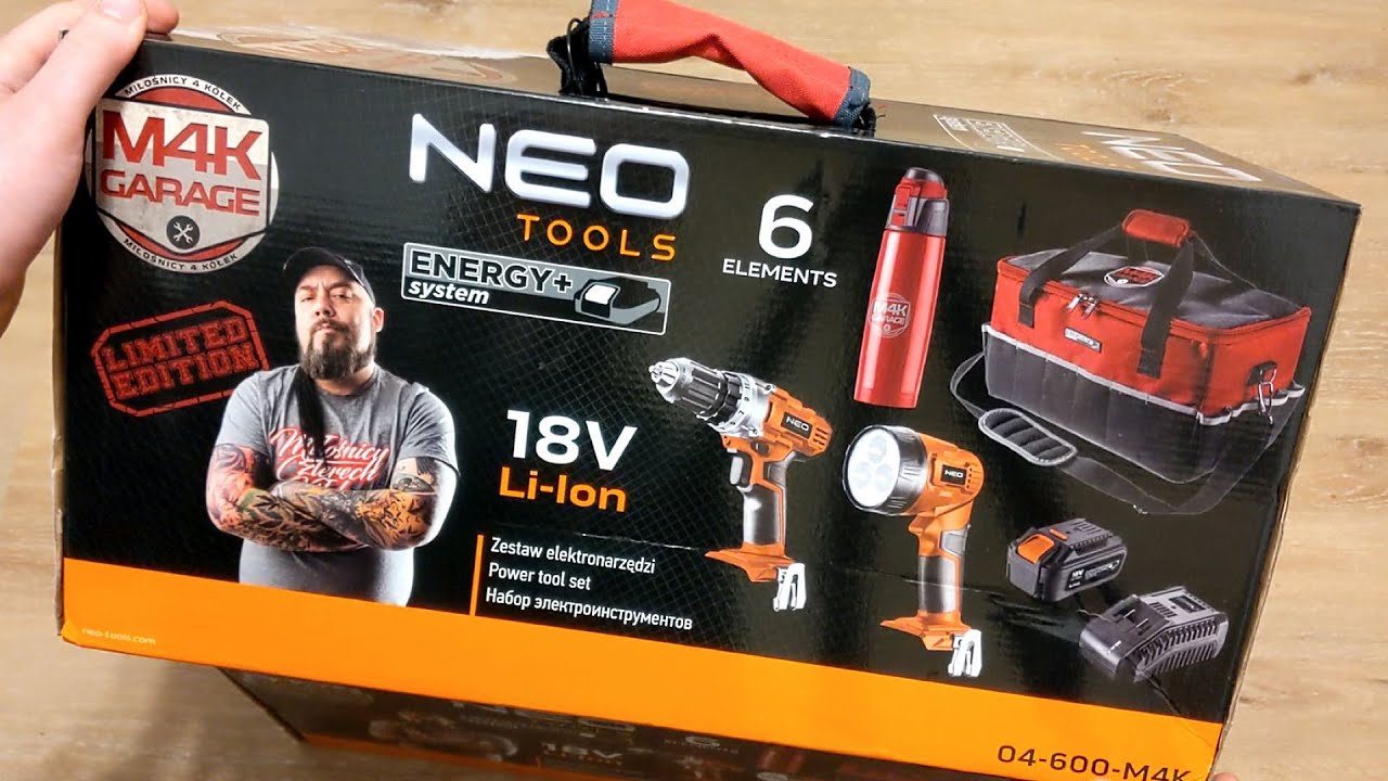 NEO tools 18V set 04-600-M4K