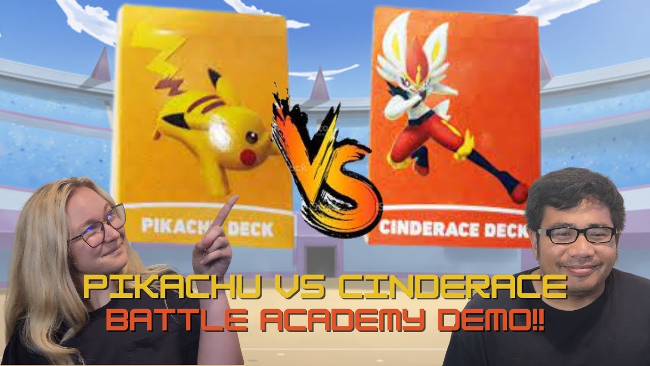 Pikachu vs Cinderace! Pokemon TCG for Beginners! (Battle Academy 2022)
