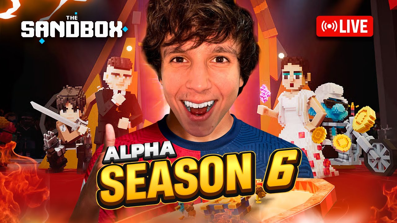 The Sandbox Season 6 gameplay! complete battle pass to earn SAND tokens!