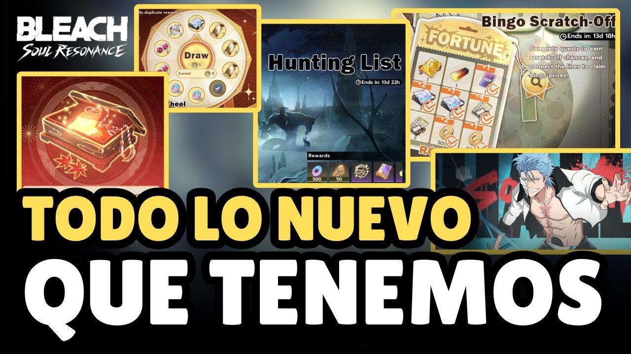 🎉 TODOS los NUEVOS EVENTOS son BRUTALES y dan RECOMPENSAS increíbles en BLEACH: Soul Resonance