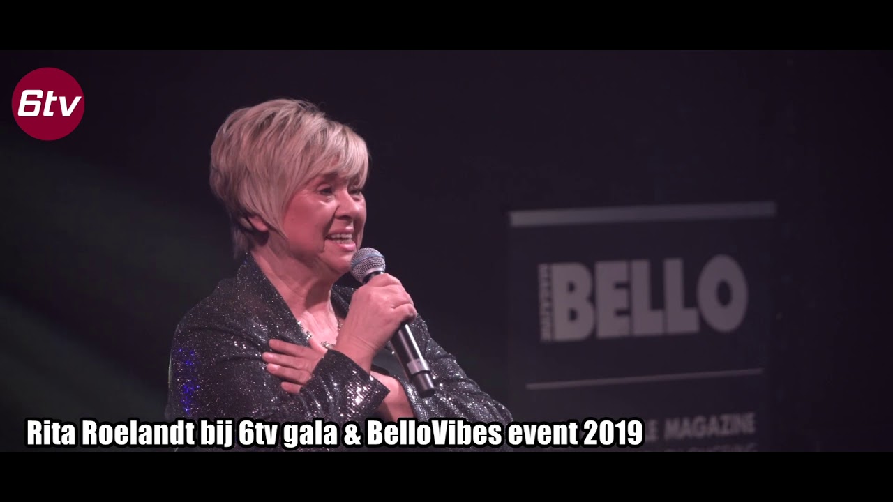 Rita Roelandt van de Senior Voice  2018 optreden op GALA EVENT 6tv & Bello Vibes 2019
