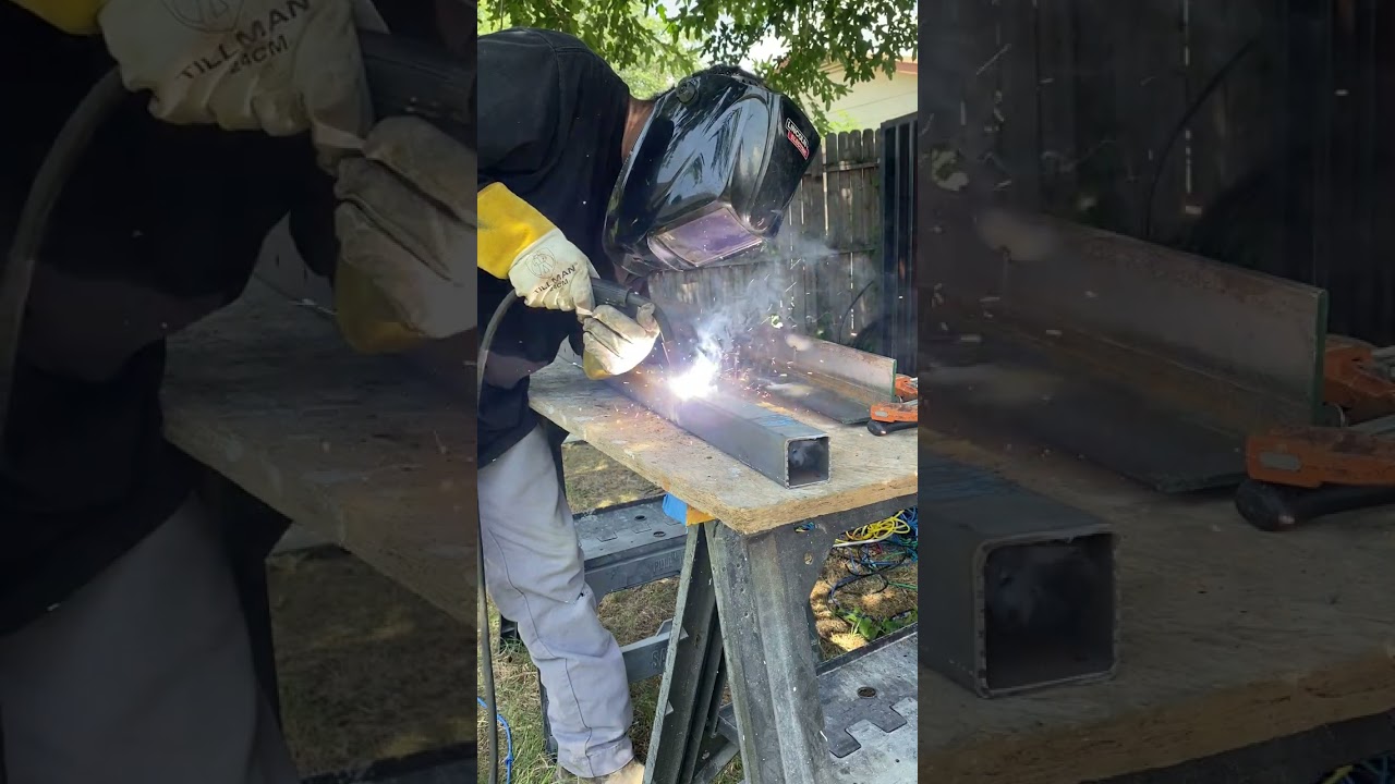 Welding with a Lincoln weld pak 155