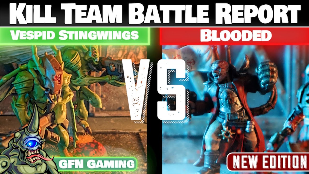 Vespid Stingwings VS Blooded - Kill Team Battle Report - New Edition!