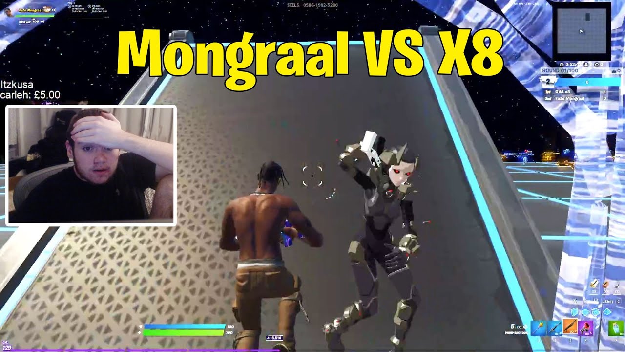Mongraal VS X8 1v1 Buildfights | Fortnite 1v1