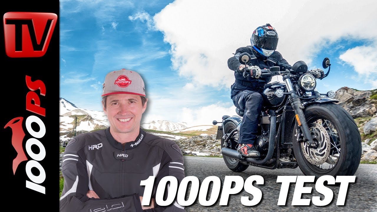 Triumph Bonneville Bobber Black Test - Wie viel Alpen verträgt sie? - Alpenmasters - Teil 2 von 18