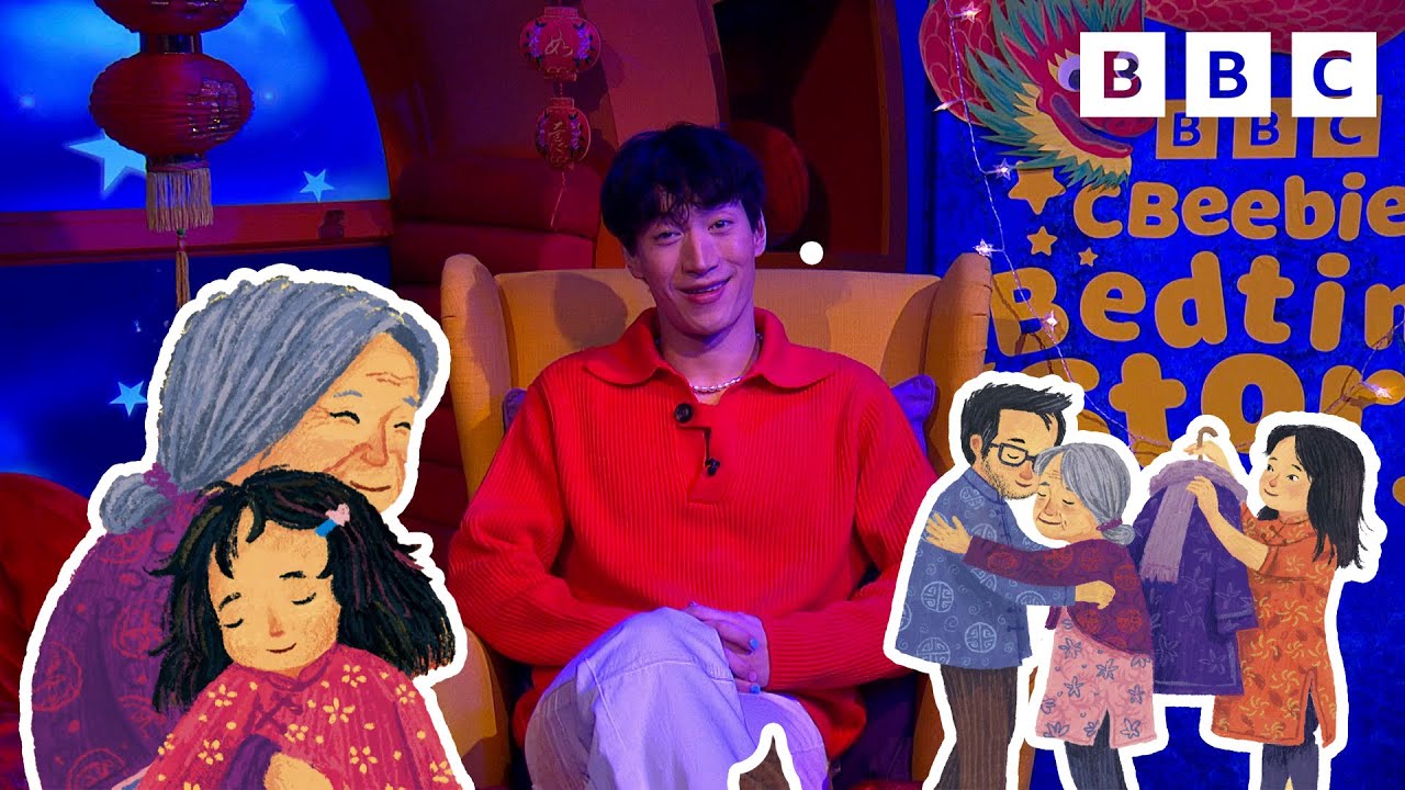 Bedtime Stories | Carlos Gu Reads 'I Love Chinese New Year' | CBeebies #LunarNewYear2024