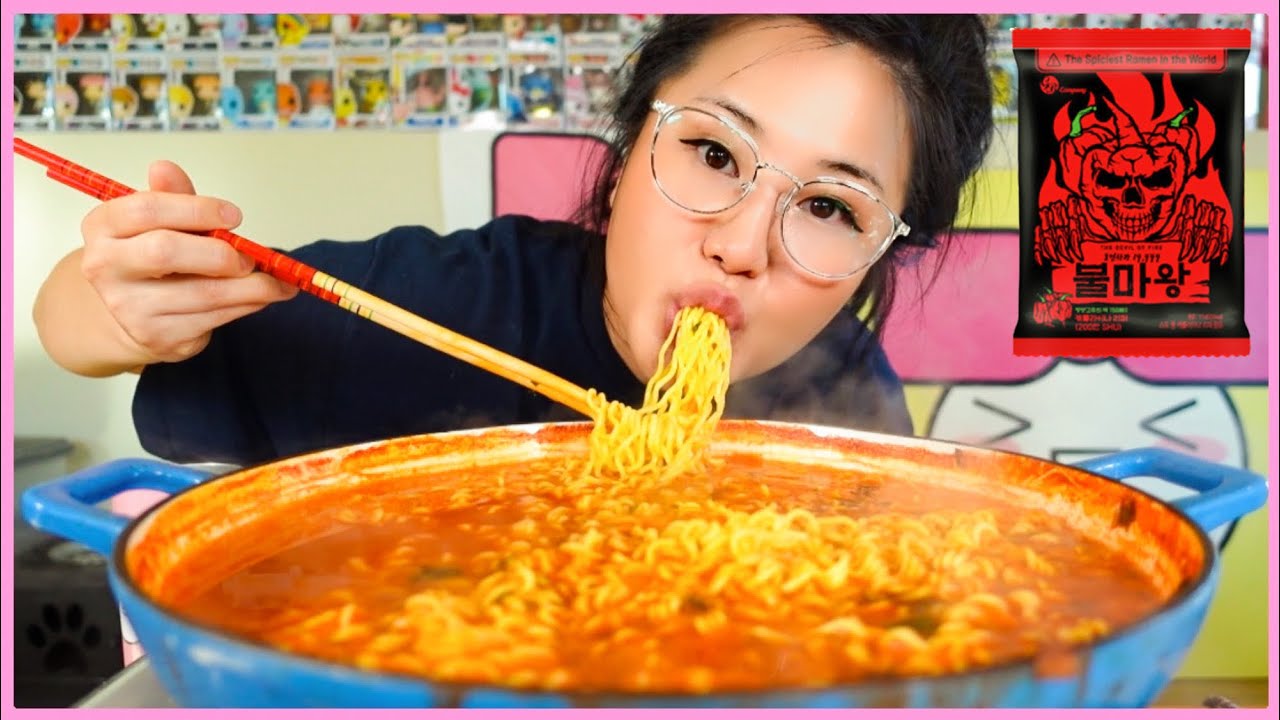 THE SPICIEST NOODLE SOUP IN THE WORLD (The Devil of Fire 14,444SHU aka BOOLMAWANG) CHALLENGE!!