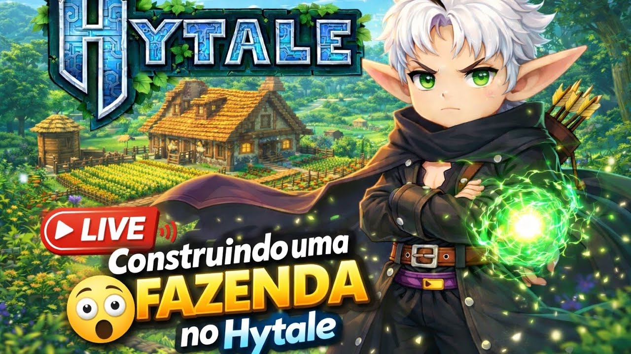 Construindo uma Fazenda no Hytale