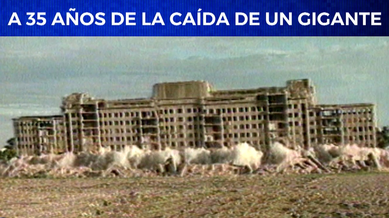 A 35 años de la caída de un gigante: así fue la demolición del Albergue Warnes
