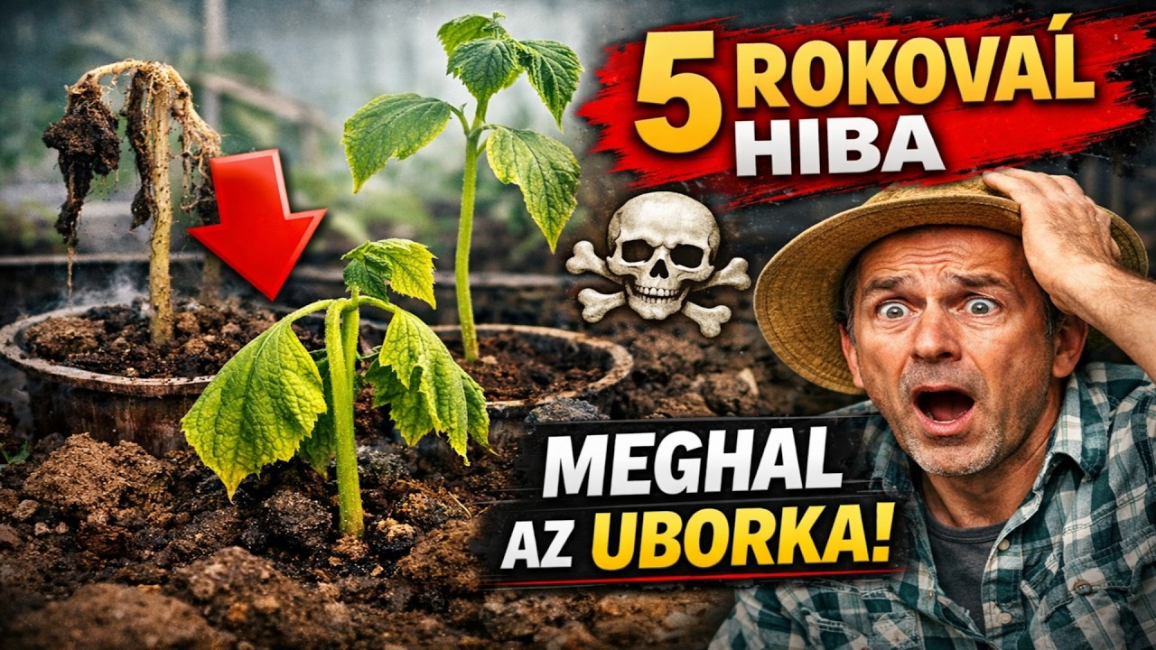 ELPUSZTUL A PALÁNTA! 5 hiba, amivel még a kiültetés előtt megölöd az uborkát