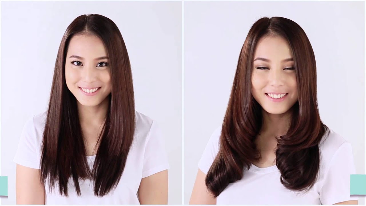 วิธีม้วนผมยาว ด้วยแปรงม้วนผมแกนร้อน Createion