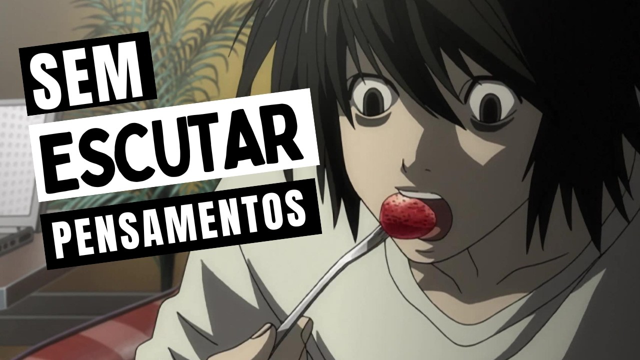 DEATH NOTE mas sem ouvir os monólogos internos. PT - BR