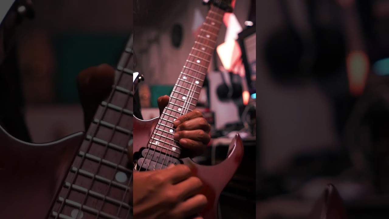 98 Ibanez RG 548 Root Beer through Helix Stomp
