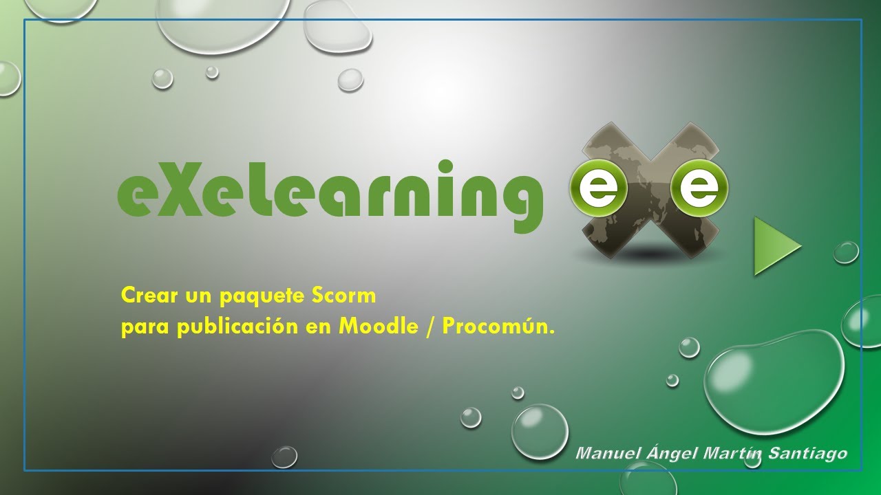 01 - Generar paquete Scorm con eXeLearning