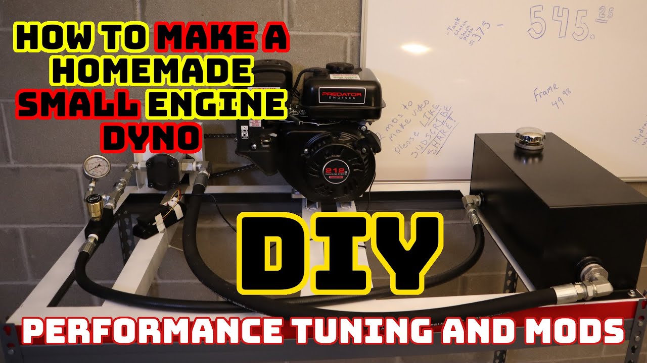 Homemade Dyno, small engine DIY dynamometer