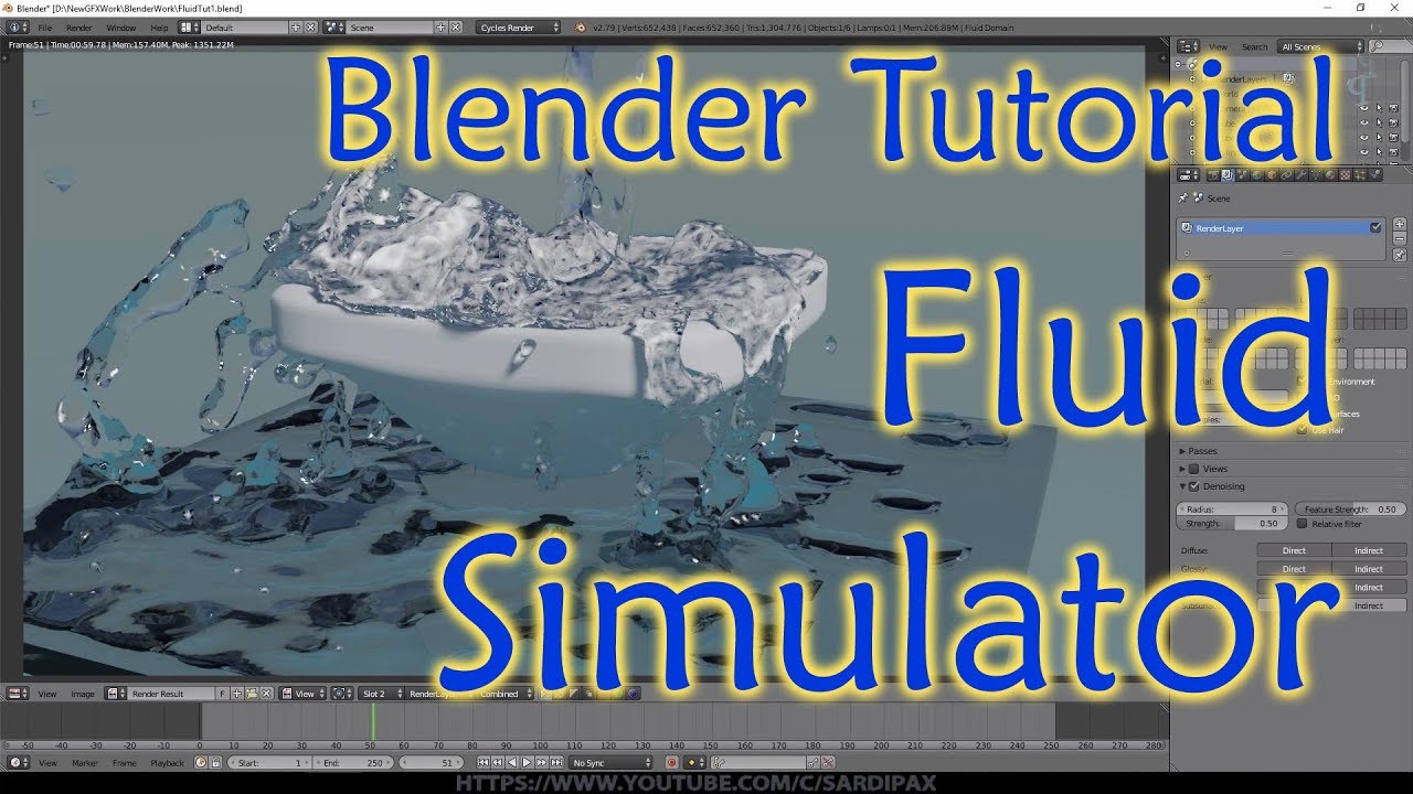 Blender Tutorial - Fluid Simulator
