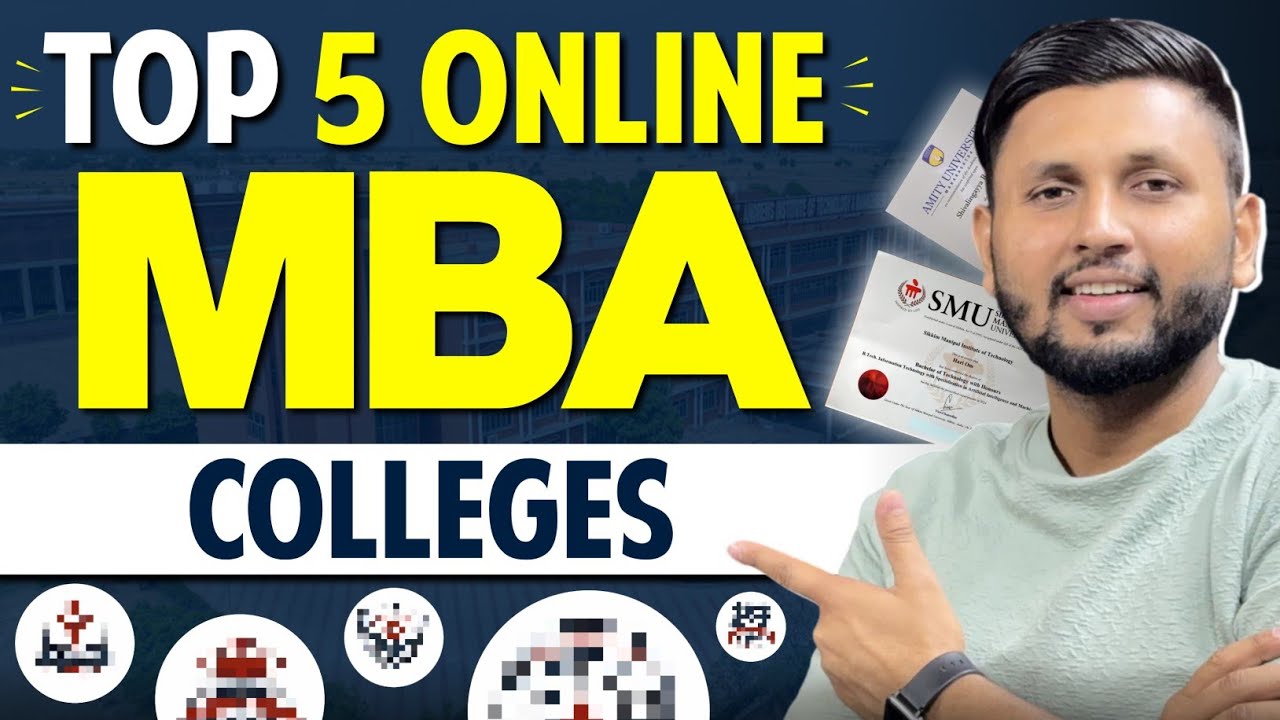 Top 5 Online MBA Colleges in India 2026 | Part-Time MBA Degree | Online MBA Admission 2026
