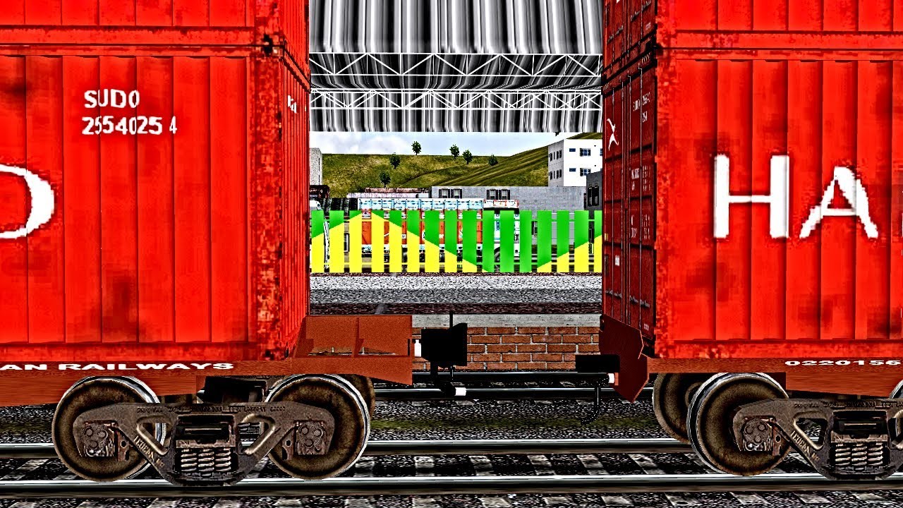 Rescue Python Goods || Dead Loco & Break Coupling || Play In MSTS Open Rail