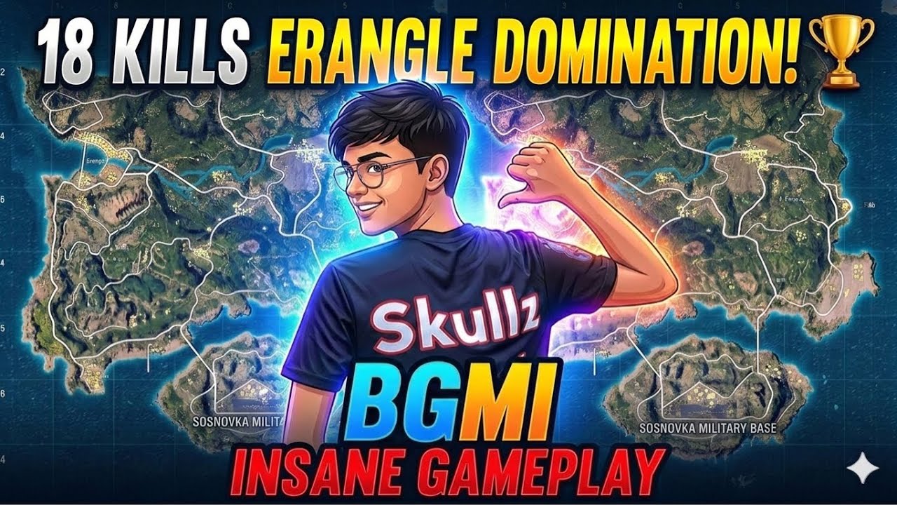 ERANGLE 18 KILLS DOMINATION⚡️|| #bgmi #pubgm #scrims #highlights 