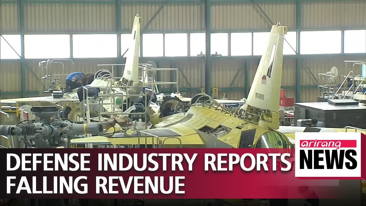 Defense industry reports falling revenue and profits