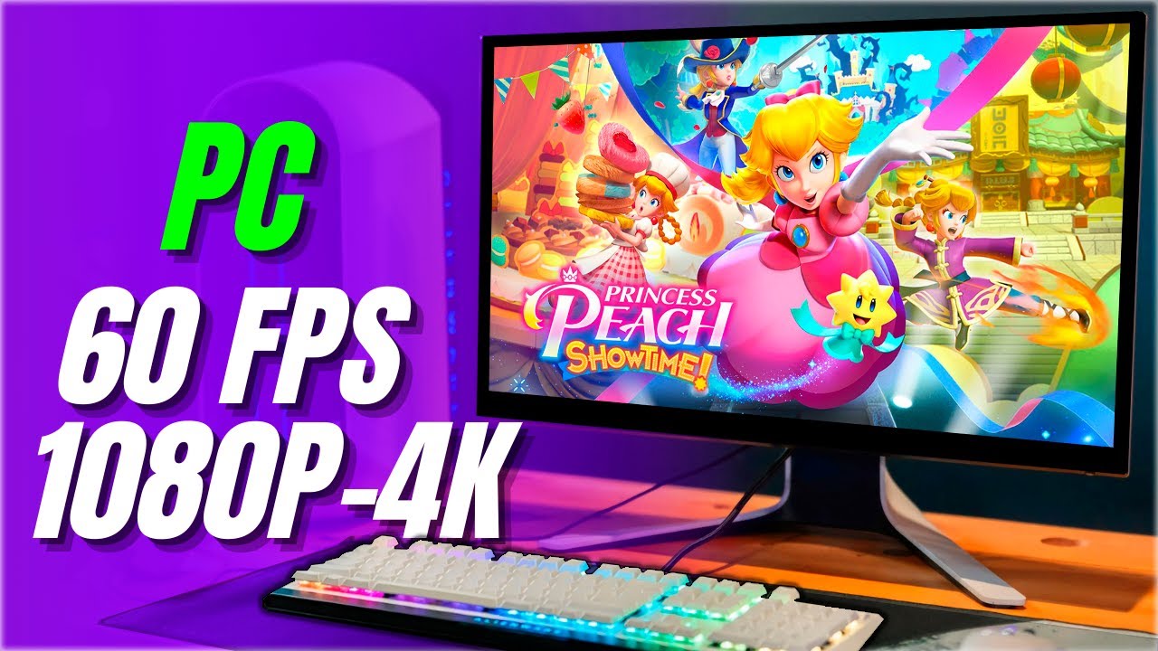 Princess Peach: Showtime! en PC🥒Como JUGAR y CONFIGURAR 🥒 Solución ERROR +MODS  Yuzu, Ryujinx y Suyu