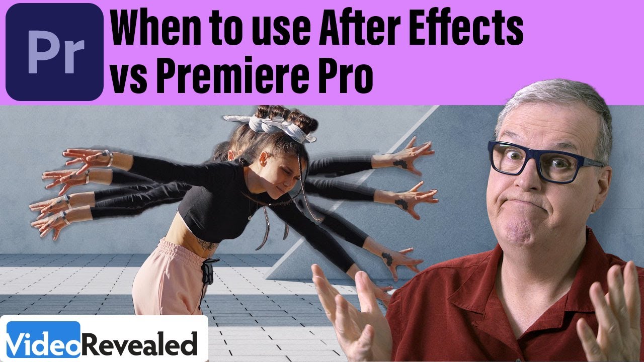 When to use After Effects vs Premiere Pro