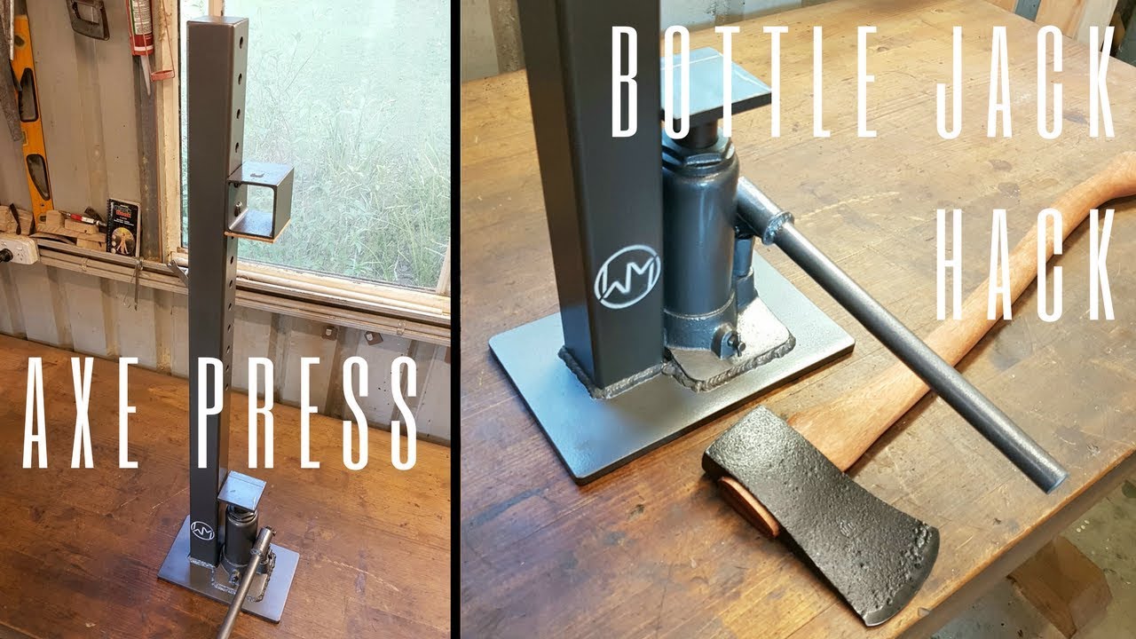 Bottle Jack Hack - Axe Wedge Press