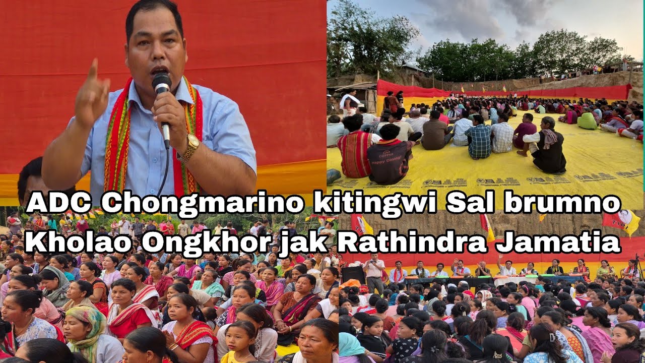 Bangphur Kamio join Chairman Rathindra Jamatia Adc Electiono kitingwi kok pirkha ADC no tubuna bagwi
