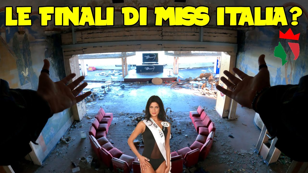 IL LOCALE CHE HA OSPITATO MISS ITALIA - DISCOTECA ABBANDONATA