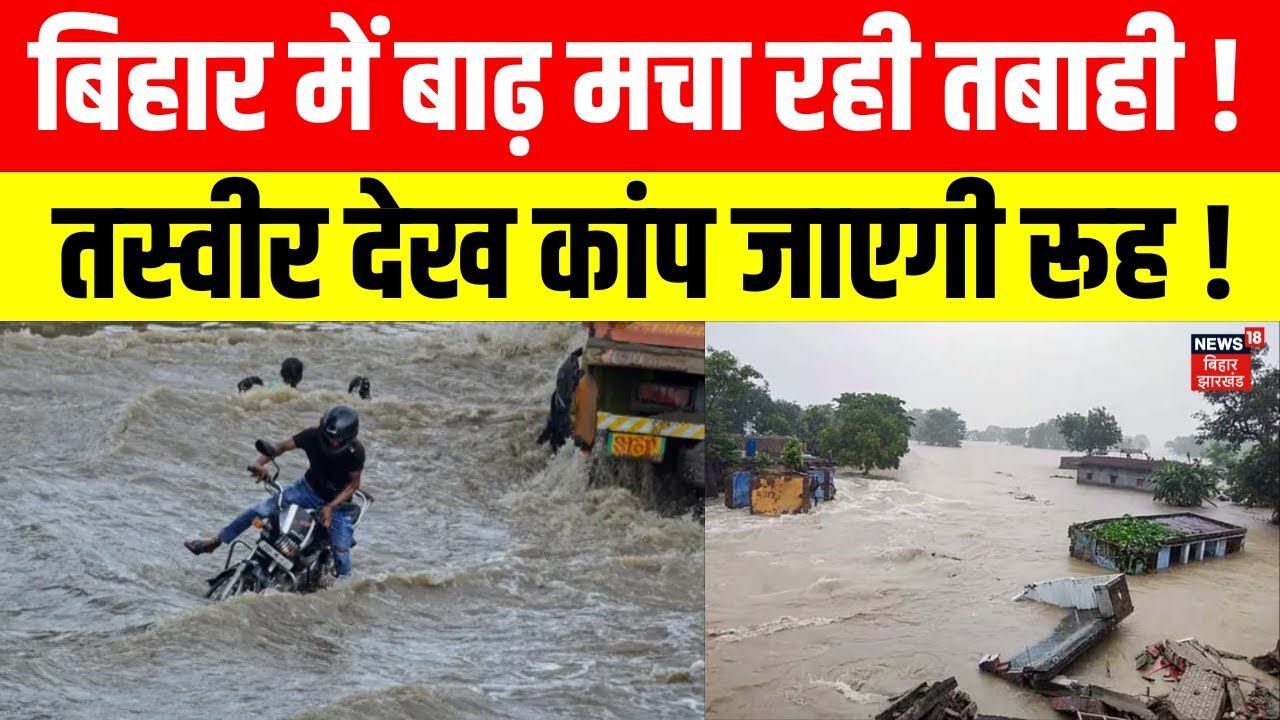 Bihar Flood News : बिहार में बाढ़ मचा रही तबाही ! | Heavy Rain in Bihar | Breaking News | Hindi News