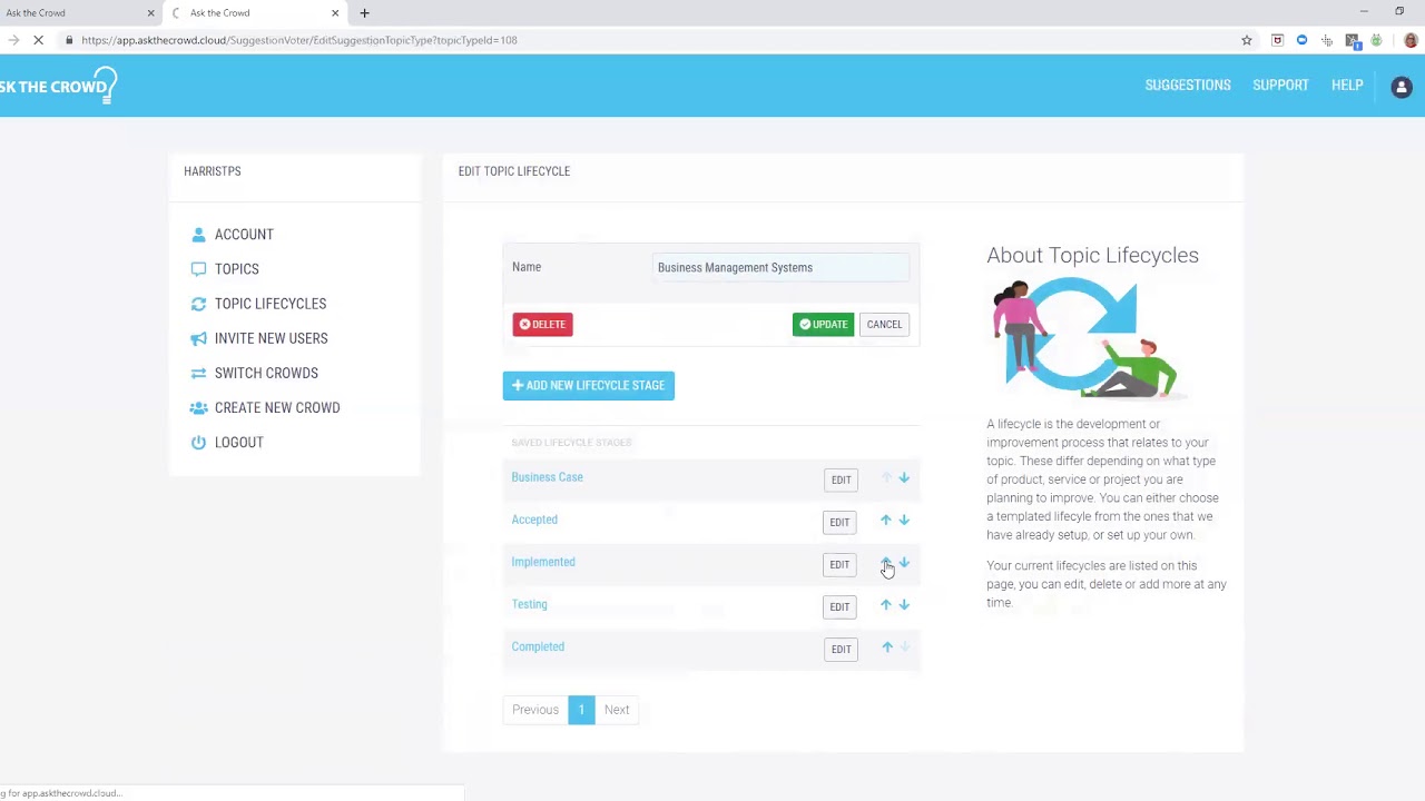 How to set up Ask The Crowd: walk-through video for Administrators