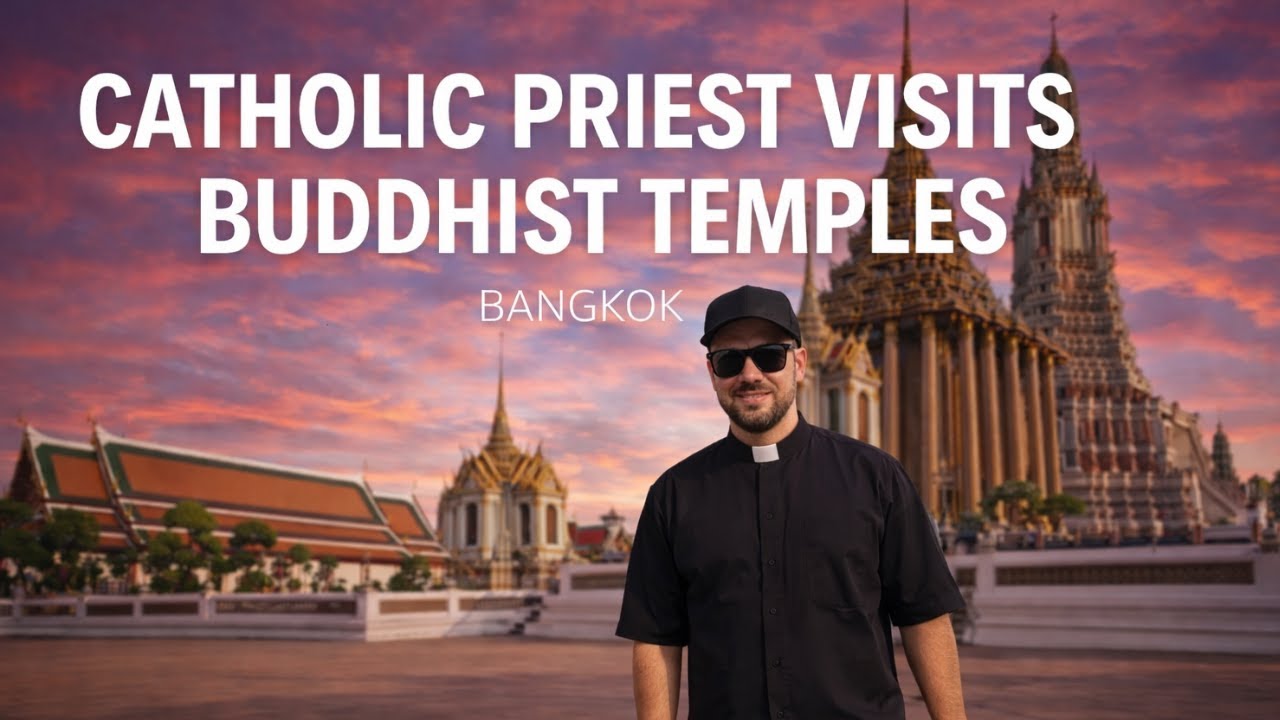 CATHOLIC PRIEST VISITS BUDDHIST TEMPLES