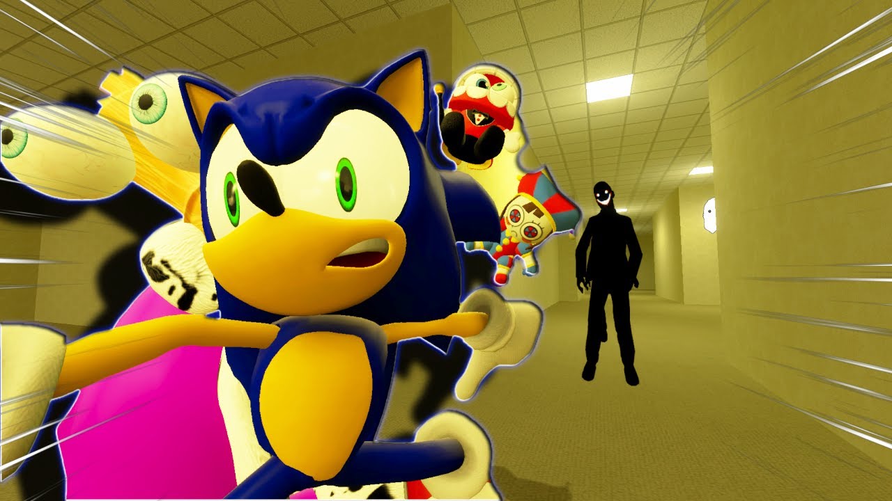 ¡SONIC y los DIGITAL CIRCUS VR atrapados en los BACKROOMS!