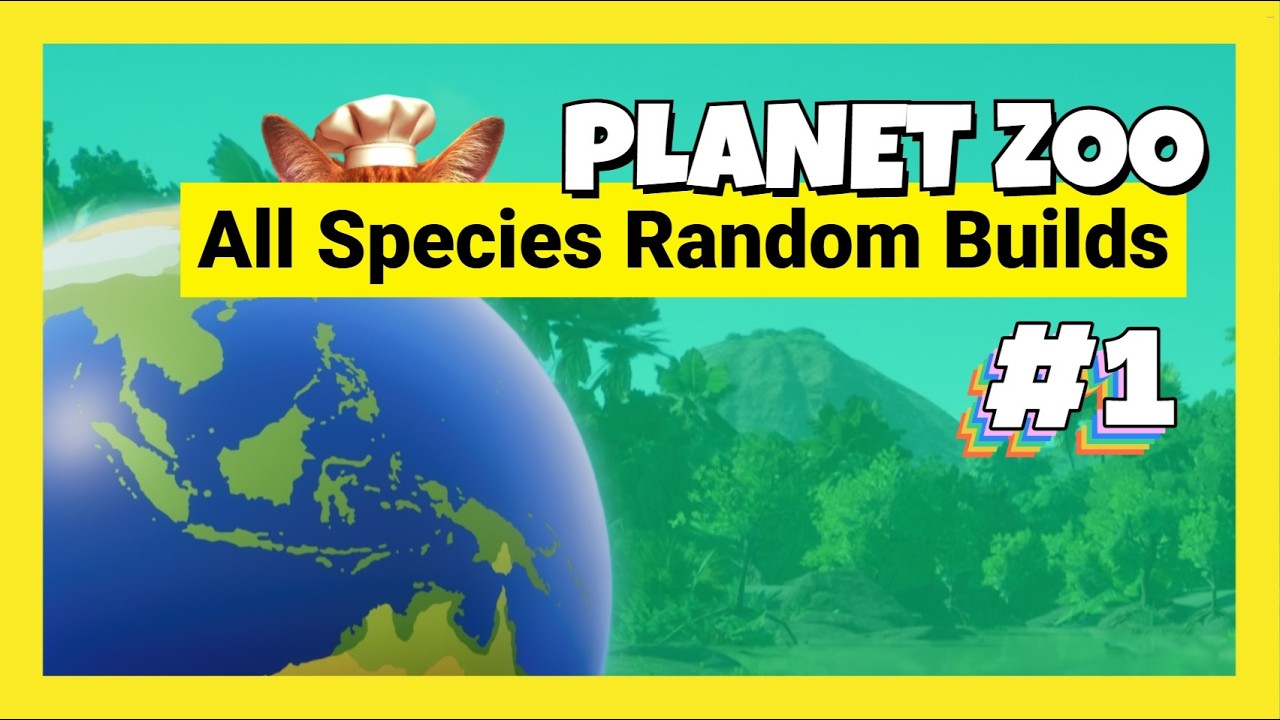 🌏 PLANET ZOO🌿 - All Species Random Build Challenge #1⚡